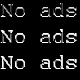 No ads